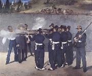 Edouard Manet The execution of Emperor Maximiliaan oil painting reproduction